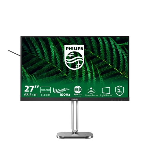 Monitor Monitor Philips 27B2G5200 00 5000 SERIES Gray e Silver (ord.min.1.00 unità)