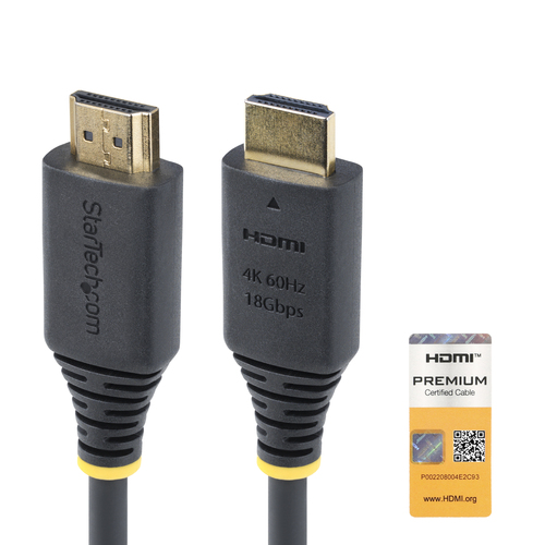 Cavo HDMI Cavo HDMI Startech.Com HDMI2 CABLE 4K60 2M PREMIUM 2.0 Black (ord.min.1.00 unità)