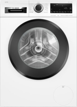 Lavatrice Bosch SERIE 6 WGG244F0II White e Black Lavatrice libera installazione (ord.min.1.00unità)