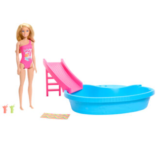 Set bambola Set bambola Mattel HRJ74 BARBIE con piscina (ord.min.1.00 unità)