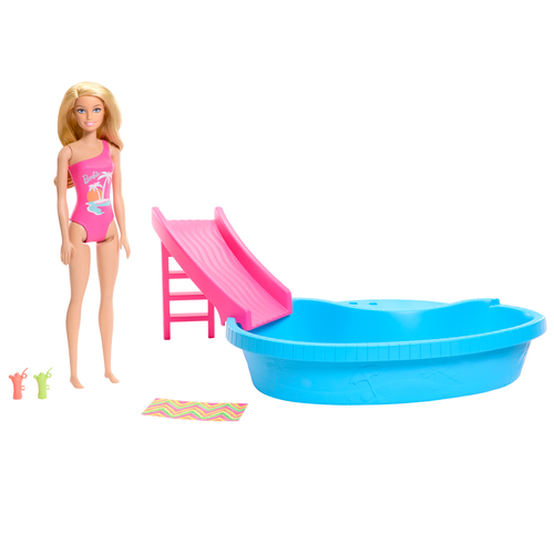Set bambola Set bambola Mattel HRJ74 BARBIE con piscina (ord.min.1.00 unità)