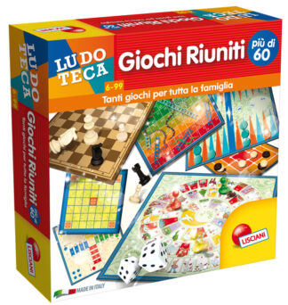 Gioco Lisciani 57023 LUDOTECA Giochi Riuniti Piu di 60 Gioco di società (ord.min.1.00unità)