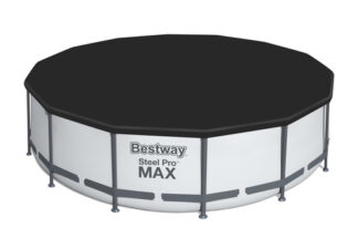 Copripiscina Copripiscina Bestway 58248 6 STEEL PRO MAX rotondo Nero (ord.min.1.00 unità)
