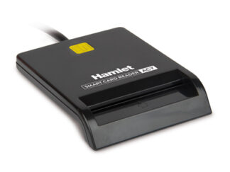 Lettore smart card Lettore smart card Hamlet HUSCR ACY USB 3.0 Dual connection Black (ord.min.1.00 unità)