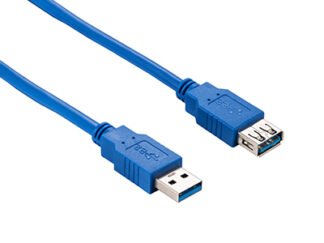 Cavo USB Cavo USB Hamlet XCU3A MF18 3.0 Prolunga Black (ord.min.1.00 unità)