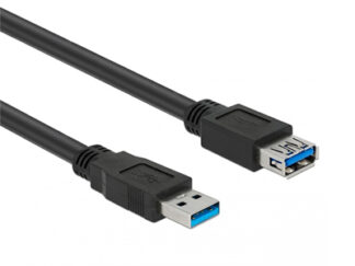 Cavo USB Cavo USB Hamlet XCU3A MF10 3.0 Prolunga Black (ord.min.1.00 unità)
