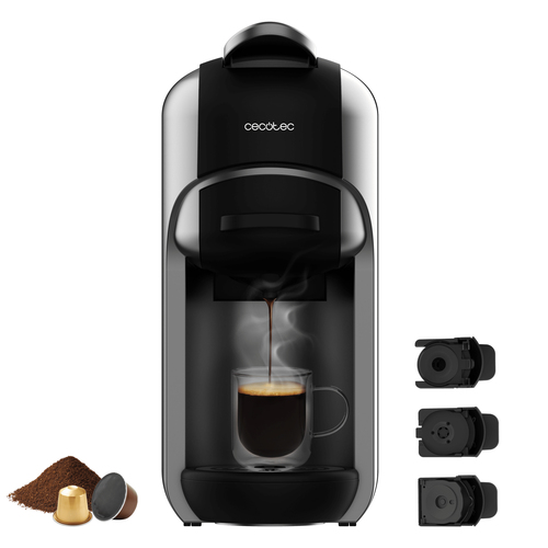 Macchina caffè capsule Macchina caffè Cecotec 00648 FREESTYLE Compact Black e Grey (ord.min.1.00 unità)