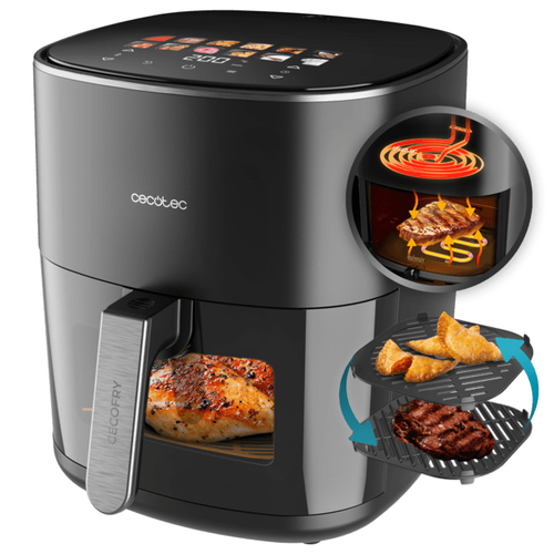 Friggitrice ad aria Friggitrice ad aria Cecotec A01 EU01 100500 CECOFRY&GRILL Duoheat 6500 (ord.min.1.00 unità)