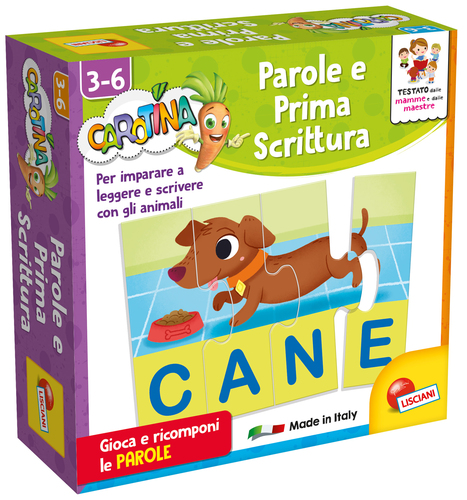 Educativo Gioco educativo Lisciani 47178 CAROTINA Quadrotte Assortito (ord.min.1.00 unità)
