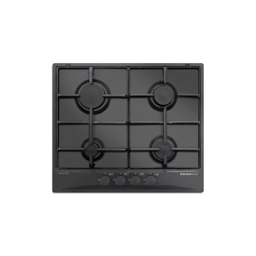 Piano cottura gas Piano cottura gas Glem Gas GT64NC Matt black (ord.min.1.00 unità)
