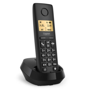 Cordless Cordless Gigaset S30852 H3105 R101 PURE 100 Sys Black (ord.min.1.00 unità)