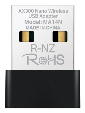 Adattatore WI FI Adattatore Mercusys MA14N AX300 Black (ord.min.1.00 unità)