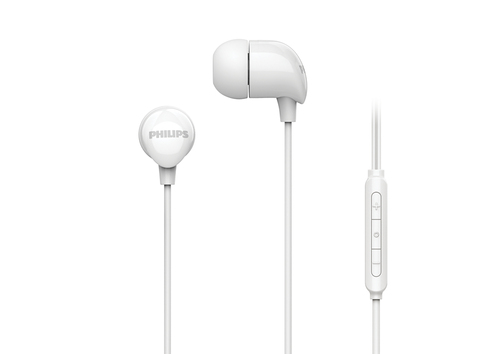 Auricolari microfono filo Auricolari microfono filo Philips TAE2146WT 00 2000 SERIES Rich bass W (ord.min.1.00 unità)