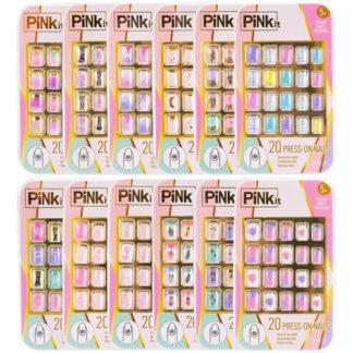 Set trucchi giocattolo Set trucchi giocattolo Nice 40064 PINK.IT Unghie Press-on adesive remo (ord.min.1.00 unità)