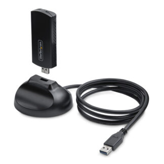 Adattatore WI FI Adattatore Startech.Com AX54005A USB WIFI 6E AX5400 Black (ord.min.1.00 unità)