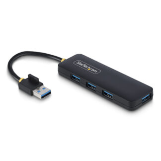 Hub USB Hub USB Startech.Com H5A4A USB HUB 3.0 Black (ord.min.1.00 unità)