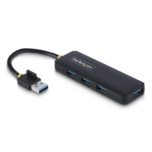 Hub USB Hub USB Startech.Com H5A4A USB HUB 3.0 Black (ord.min.1.00 unità)