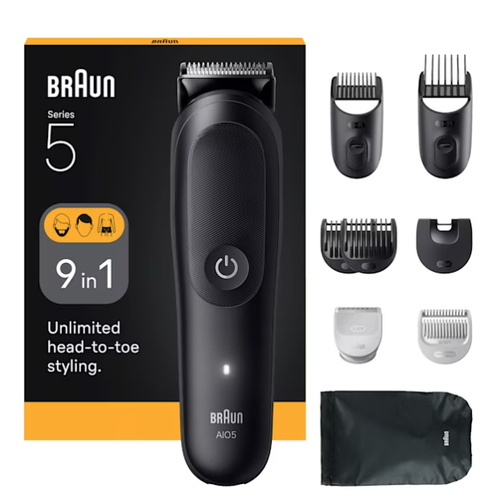 Regolabarba Regolabarba Braun AIO5540 SERIES 5 All in One 9in1 Black (ord.min.1.00 unità)