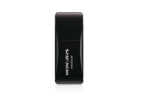 Adattatore WI FI Adattatore Mercusys MW300UM N300 Black (ord.min.1.00 unità)