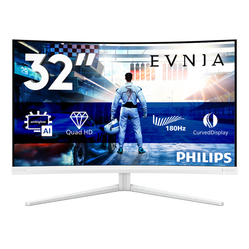 Monitor Monitor Philips 32M2C5501 00 EVNIA 5000 Curvo White (ord.min.1.00 unità)