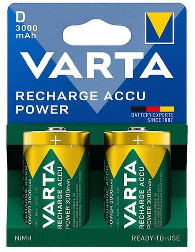 Batteria Torcia D ricaricabile Batteria Torcia D ricaricabile Varta 56720101412 RECHARGE ACCU POWER (ord.min.1.00 unità)