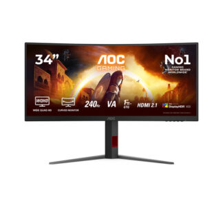 Monitor Monitor Aoc CU34G4Z Curvo Black e Red (ord.min.1.00 unità)