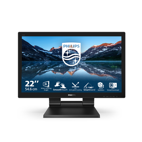 Monitor Monitor Philips 222B9TA 00 B LINE SmoothTouch Black (ord.min.1.00 unità)