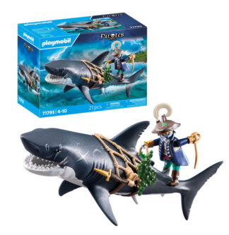Costruzioni Costruzioni Playmobil 71793 PIRATES Pirata e squalo gigante (ord.min.1.00 unità)
