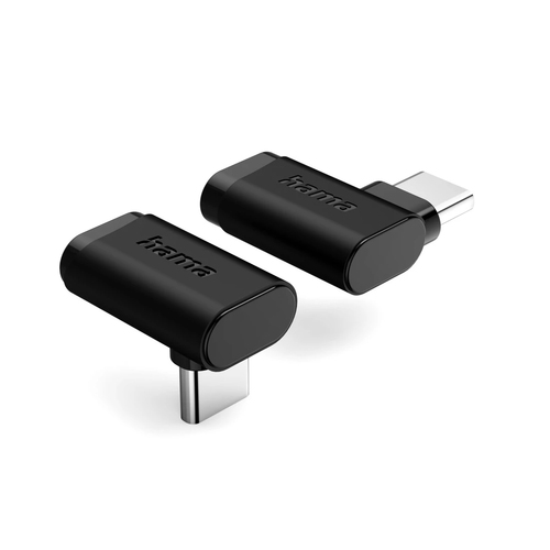 Adattatore computer Adattatore computer Hama 00200359 USB C angolare Black (ord.min.1.00 unità)