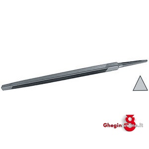 TRIANGOLI PER SEGHE TAGLIO MEZZODOLCE TIPO PESANTE; SPIGOLI TONDI 2384G 8 TRIANGOLI X SEGHE tapper saw files Orig. Hasen-Feilen