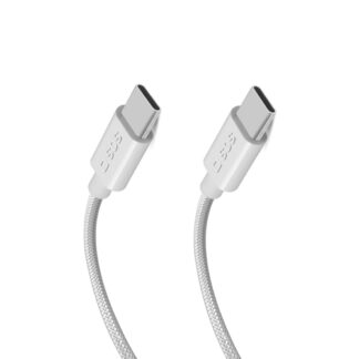 Cavo USB C Cavo USB C Sbs TECABLETISSUE2G BRAIDED 60W Grey (ord.min.1.00 unità)