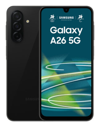 Smartphone Samsung SM A266BZKBEUE GALAXY A26 Black Smartphone (ord.min.1.00unità)