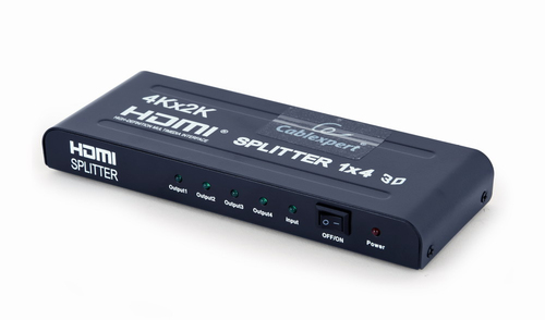 Splitter HDMI Splitter HDMI Gembird DSP 4PH4 02 CABLEXPERT Black (ord.min.1.00 unità)
