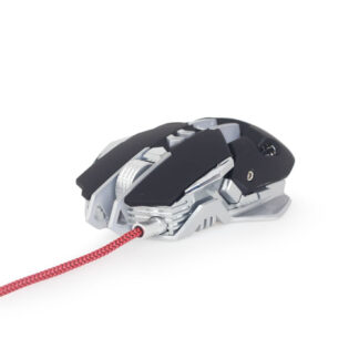 Mouse Mouse Gembird MUSG 05 Programmable Black e Silver (ord.min.1.00 unità)