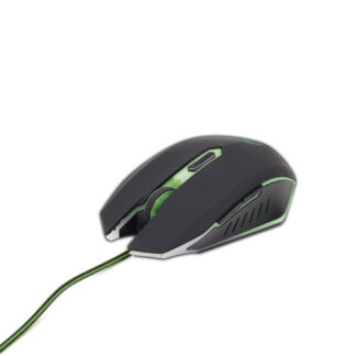 Mouse Mouse Gembird MUSG 001 G Wired Black e Green (ord.min.1.00 unità)