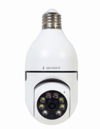 Videocamera sorveglianza Videocamera sorveglianza Gembird TSL CAM WRHD 01 E27 rotante White (ord.min.1.00 unità)