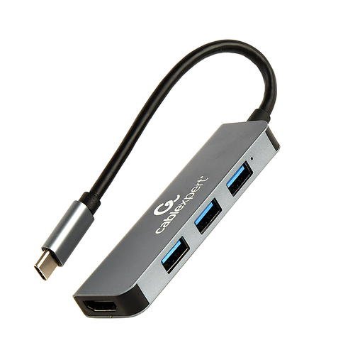 Hub multiporta HUB Gembird A CM COMBO2 01 CABLEXPERT USB C Grey (ord.min.1.00 unità)