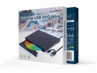Masterizzatore Masterizzatore Gembird DVD USB 03 External Black (ord.min.1.00 unità)