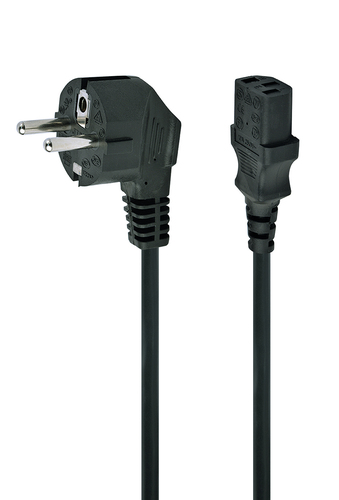 Cavo alimentazione Cavo alimentazione Gembird PC 186 VDE CABLEXPERT Black (ord.min.1.00 unità)