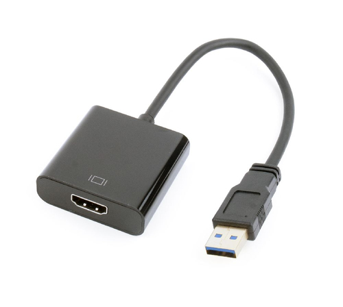 Cavo adattatore Cavo adattatore Gembird A USB3 HDMI 02 CABLEXPERT Black (ord.min.1.00 unità)