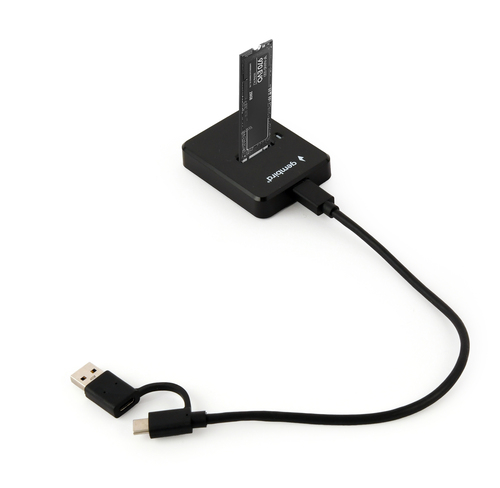Docking hard disk Docking hard disk Gembird DD U3M2 SSD Drive Black (ord.min.1.00 unità)