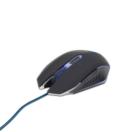 Mouse Mouse Gembird MUSG 001 B Wired Black e Blue (ord.min.1.00 unità)