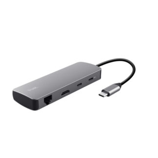 Hub multiporta HUB Trust 25672 DALYX USB C Silver (ord.min.1.00 unità)