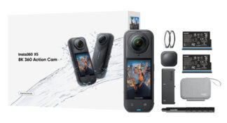 Action cam Action cam Insta360 935446 X5 Essential Bundle Black (ord.min.1.00 unità)