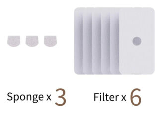 Filtro distributore per animali Filtro ricambio Enabot EA0411 ROLA con 3 spugne (ord.min.1.00 unità)