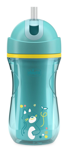 Tazza bimbo Tazza bimbo termica con cannuccia Chicco 00069912500000 SPORT CUP Azzu (ord.min.1.00 unità)