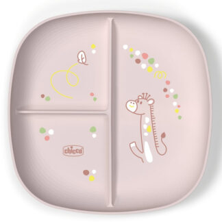 Piatto fondo bimbo Piatto fondo bimbo Chicco 00016003150000 porzionato 3P Rosa (ord.min.1.00 unità)