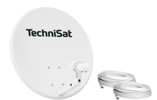 Kit parabola Kit parabola Technisat 2060 2882 60 Twin LNB con cavo 10m Grey (ord.min.1.00 unità)