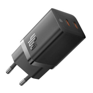 Caricabatterie USB Caricabatterie Baseus CCGP180101 FAST CHARGER GaN5 Pro 40W Black (ord.min.1.00 unità)