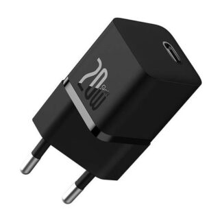 Caricabatterie USB Caricabatterie Baseus CCGN050101 FAST CHARGER GaN5 20W mini Black (ord.min.1.00 unità)